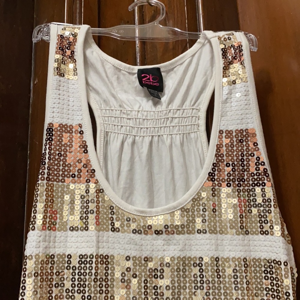 DONATED ‼️ 🌀⭐️LAST CHANCE ⭐️ 🌀 
Bebe SMALL Tank Top